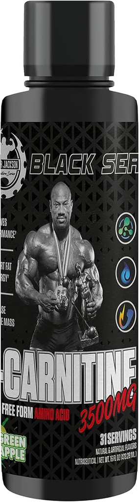 Seri Hitam L- Carnitine 3500 Mg 124; 473.28 Ml (31 Serving, Green Apple)