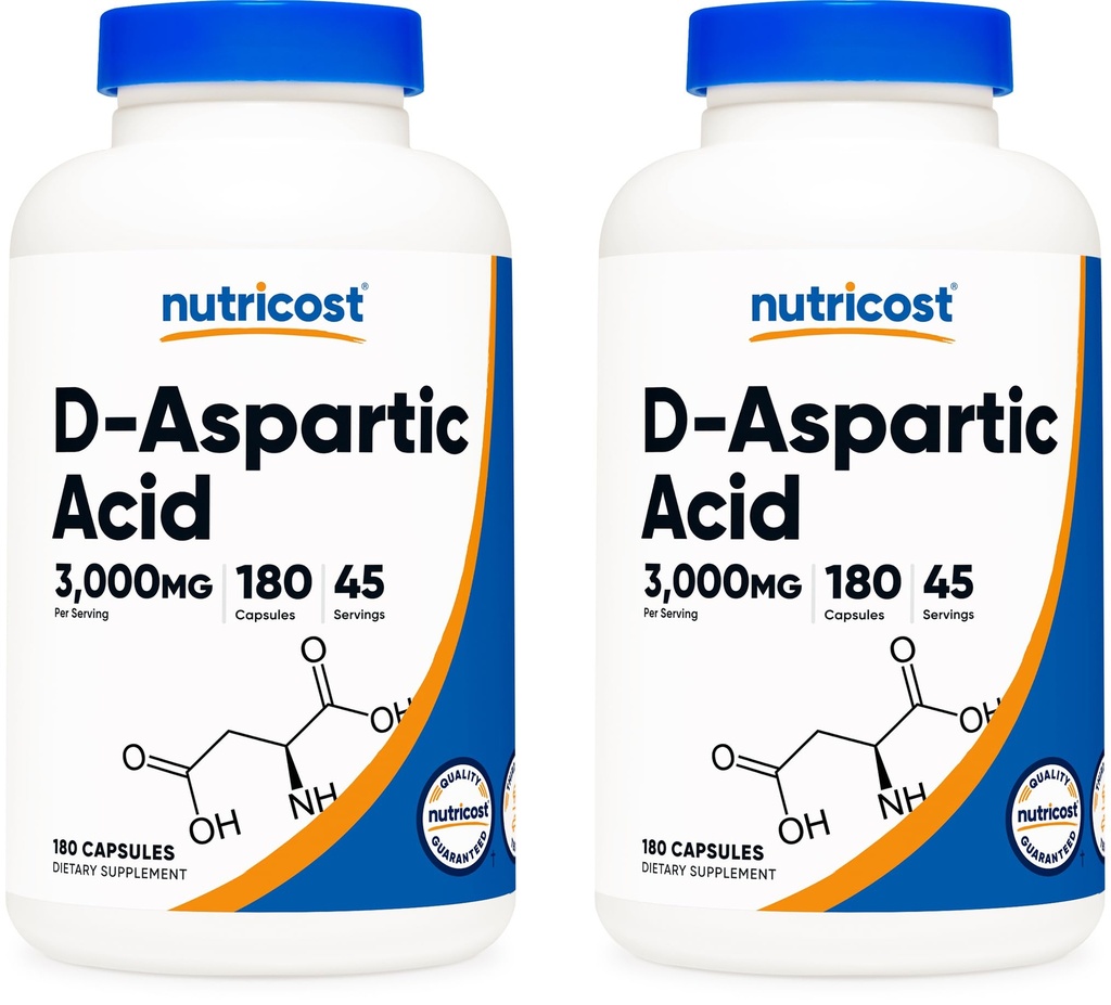 Capsules Asam Aspartik (180 Caps) (2 Botol)