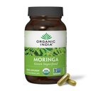 Organik INDIA Moringa Kapsules Organik - Moringa Suplemen - Green Superfood, Moringa Leaf Capsules, Murni Supergreen, Vegan Hijau, Alam Multivitamin, Vegan, Gluten- Bebas - 90 Kapsul