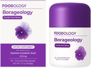 FOODOLOGY Boraology (60 Softgels, 30 hari) - Pure Borage Oil, GLA 240 mg with Vitamin E & D3. Plant.