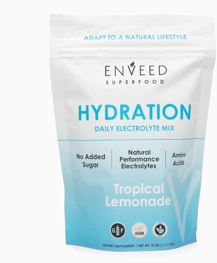 SUPERFOOD Hydration: 124; Sugar Free Active Muscle Recovery Mix for Men & Women - Vitamin C, Zinc, Magnesium & BCAA Acids 124; Maksimalkan Recout Hydration dengan Premium Electrolytes