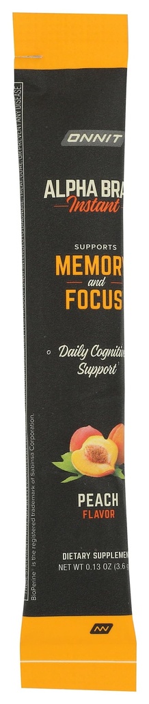 Satu Lab Alpha Brain Instant Peach, 0.13 Oz