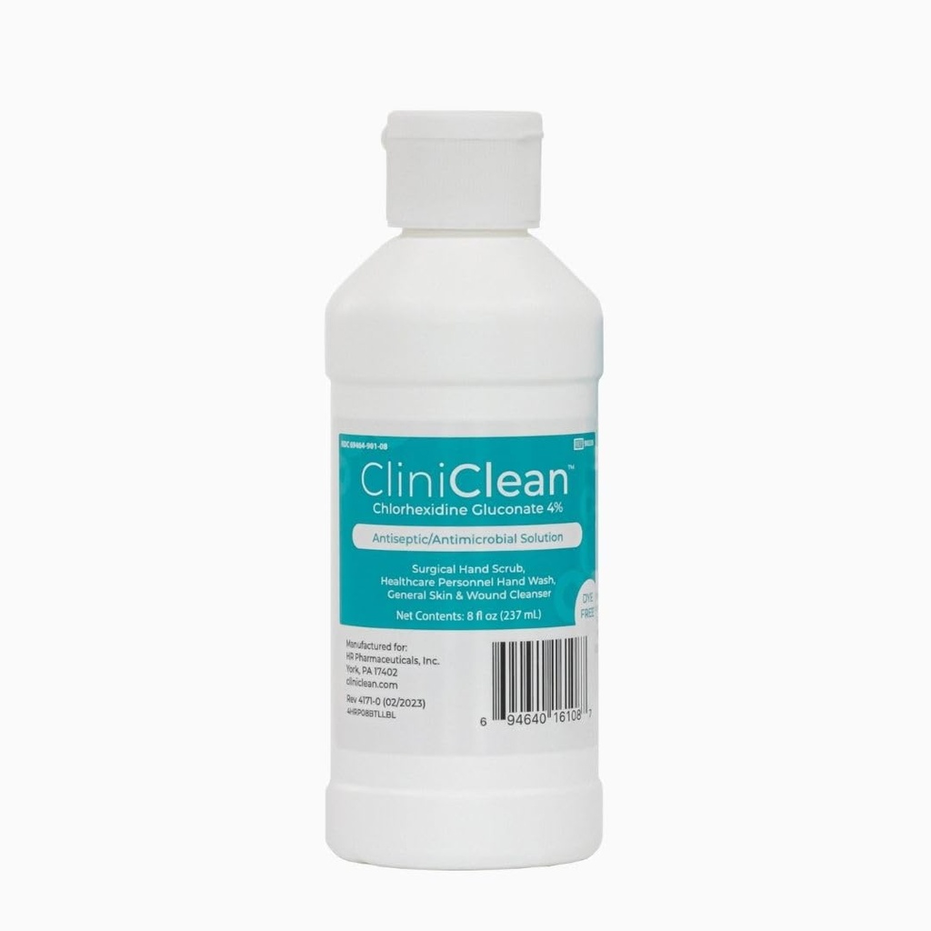 Versatile, Antiseptic Solution berisi Klorhexidine Gluconate 4% (CHG), Odorless, Dye- free, Pasien Prep, Personal Hand Wash, Gipb (4 oz. Flip- 1 Bottle) - Final Batch