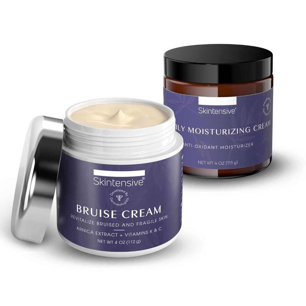 SINTENSIF Hydrating Cream Bundle - Moisturizing Care for Dry, Delicate Skin - Daily Use for Face, Hands & Body - (4oz Everyone)