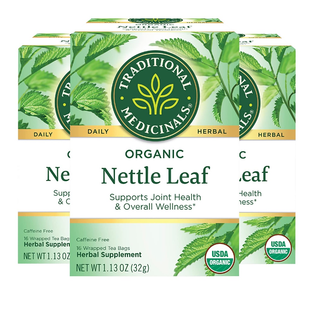 Obat-obatan Tradisional Organik Daun Herbal Leaf, Mendukung Kesehatan Gabungan & Keseluruhan Wellness, (Paket 3) - 48 Tea Bags Total