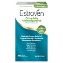 Estroven Complete + Ashwagandha Multi- Symptom Menopause Suplement for Women - 60 Ct.