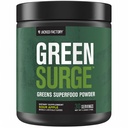Jacked Factory Green Surge Green Superfood Powder-Keto Friendens Drinens Drink w / Spirulina, Wheat & Barley Grass, Organic Greens - Green Tea Extract, Progetic & Digetical Enzymes - Sour Apple