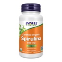 Suplemen SEKARANG, Spirulina Organik 500 mg dengan Vitamin, Mineral dan GLA (Acid Linolenik), 100 Tablet