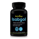 Izagol Psyllium Husk 500mg Suplement, Excellent Soluble Fiber, 90 Veg Capsules