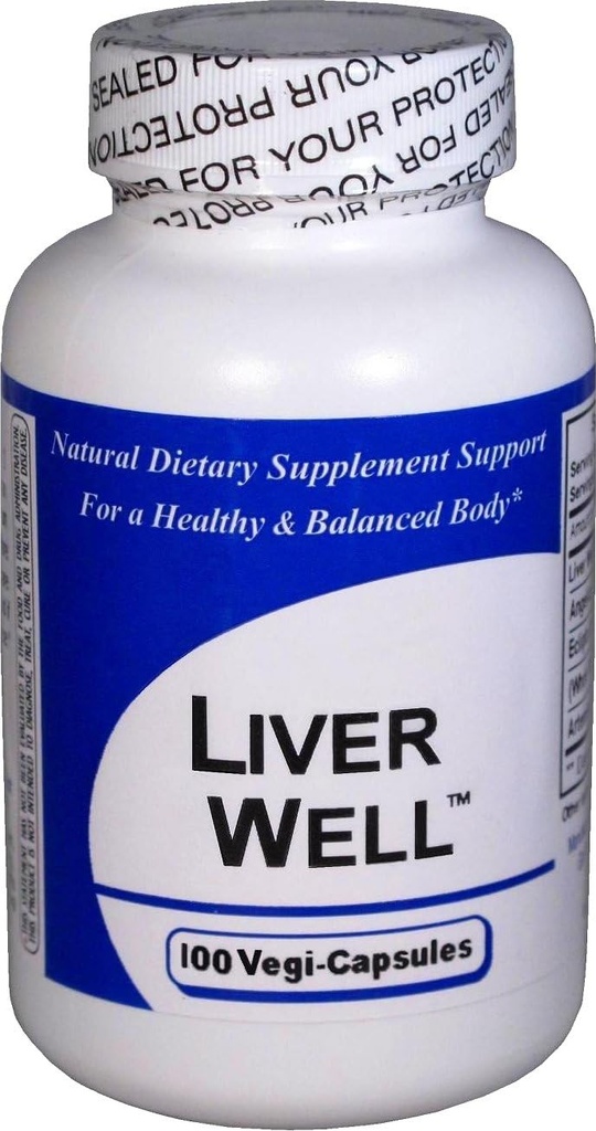 Liver Well 1 Bottle (100 Kapsul) - Terkonsentrasi Herbal Blend - Dieter Suplemen