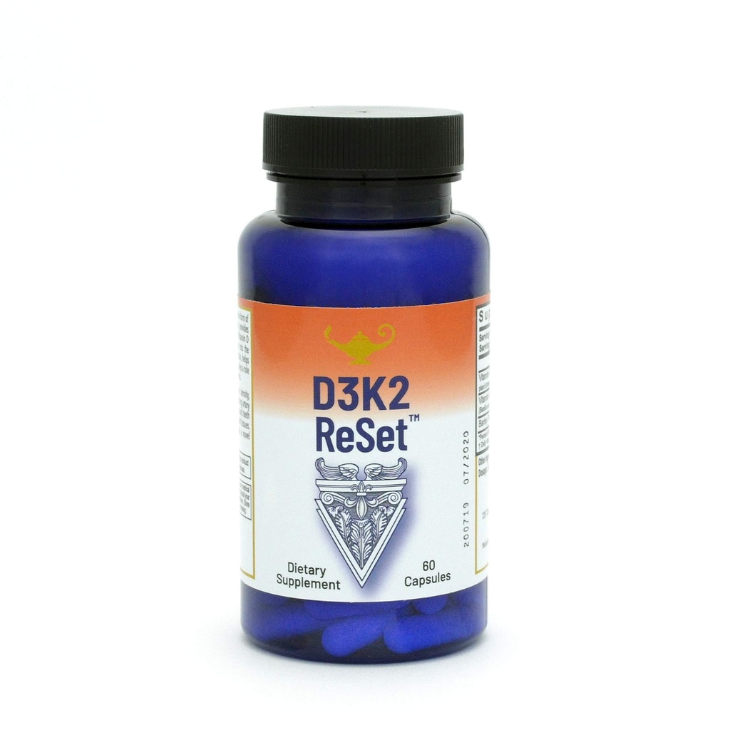 RNA ReSet D3K2 Reset - 4.000 IU Vitamin D3 & 100 mcg K2 Tambahan (60 Kapsul)