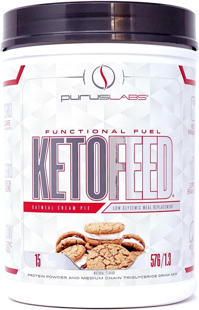 Powder Protein Purus Labs KETOFEED, 15 Hamba (Oatmeal Cream Pie)