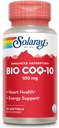 SOLARAY Bio CoQ-10 100 mg 124; Enhanced Absorpsi 124; Vitamin A & E 124; Hati Sehat & Cellular Dukungan Energi (30 CT)