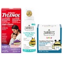 Tylenol dan Bayi Essentials Zarbee Bundle untuk Bayi: Dokter Infants Acetaminophen Cair, Bayi Zarbee Soothing Nasal Spray, dan Bayi Zarbee Soothingtus & Lavendar Chest Gosok