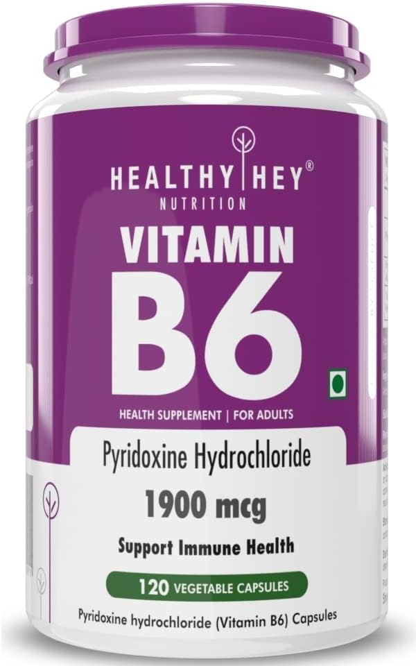 Vitamin B6 Pyridoxine -120 Veg.