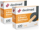 Diketahui Sheer Plastic Flexible Adhesive Bandages - 100 Count (2 Pack) Perban dengan Non-Stick Pad, Latex Free, Wound Care for First Aid Kit, 1 "x 3"