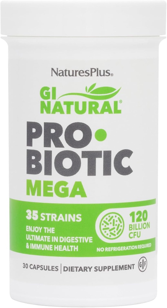 NaturresPlus GI Natural Probiotic Mega - 30 Kapsul, Paket 2 - Digetsy & Ammune Health - Gluten Free - 60 Total Servis