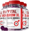 NutraRize (Kembangkan 5 Vital Ginga XL Testo Gummies untuk Pria, Boost Stamina dan Percaya Diri Untuk Mens, Pria Pertumbuhan Vital