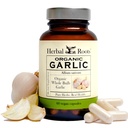 Herbal Roots Organic Whole Bulb Pill Bawang putih - Power Extra Power 124; 600 mg - 60 Organic Vegan Capsules