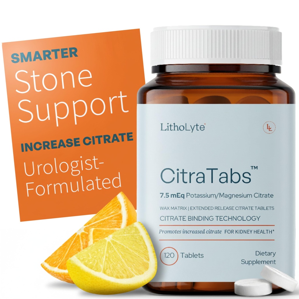 Citratabs £7.5 mEq 124; Extended- Lease Citrate Tablet Gibleg 124r Health Protector 124; Science- Backed Dups Beyond Cleanse, Detox, atau Stone Dissolver Suplemen 124; 120 Tablet