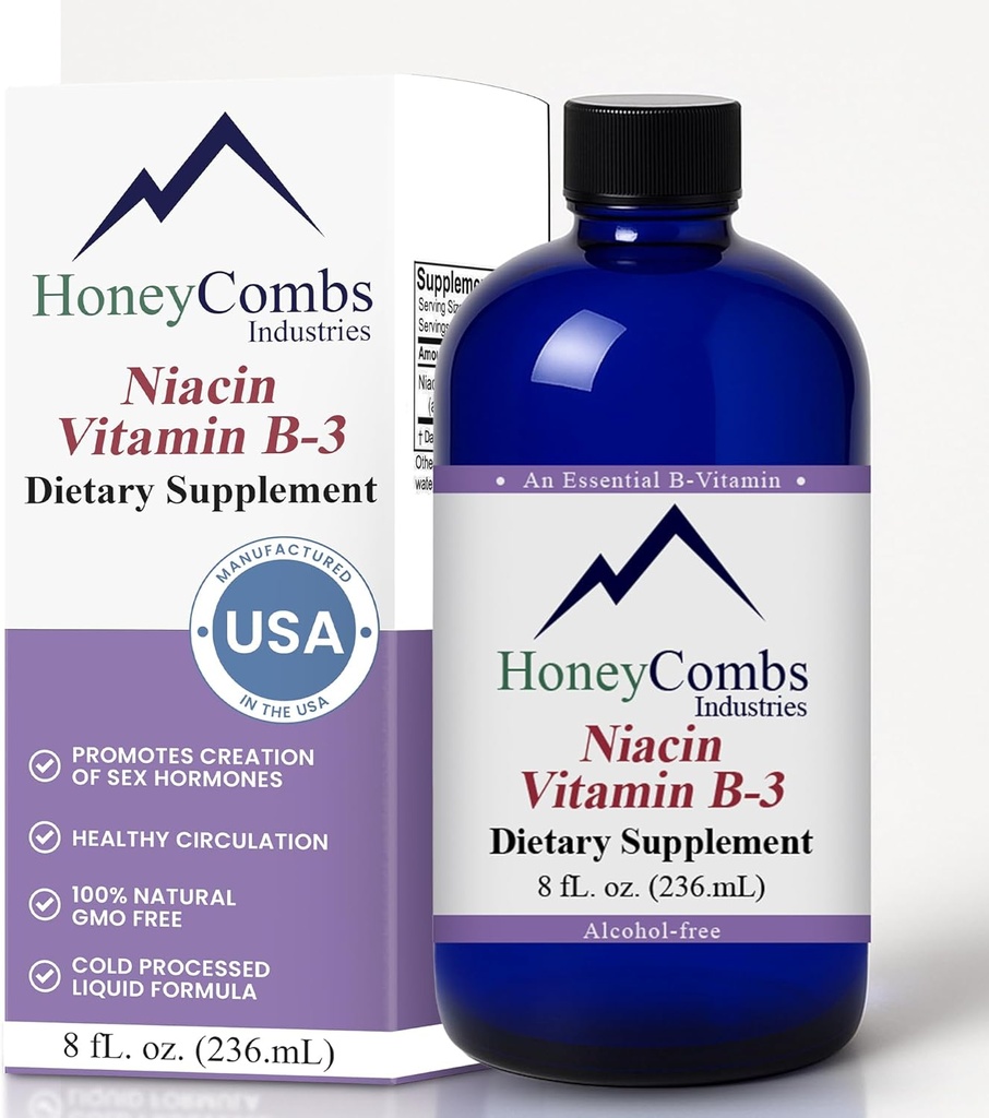 HoneyCombs Vitamin B3 Niasin Support Drops