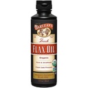 Cairan Minyak Flaxseed Barlean 's Organic Flaxseds, Benih Flix Tekan Dingin, 7.640mg ALA Omega 3 Acid Gendut untuk Rambut sehat, Kulit, dan Mata, Vegan & Gluten Bebas, 12 oz