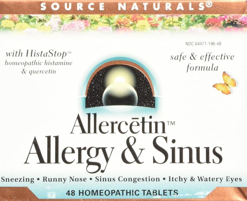 Allercetin Allergy & Sinus, Tablet Homeopathic, 48 tablet