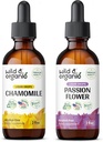 Wild & Organic Chamomile Tincture 2 fl oz & Passionflower Ticture 2 fl oz