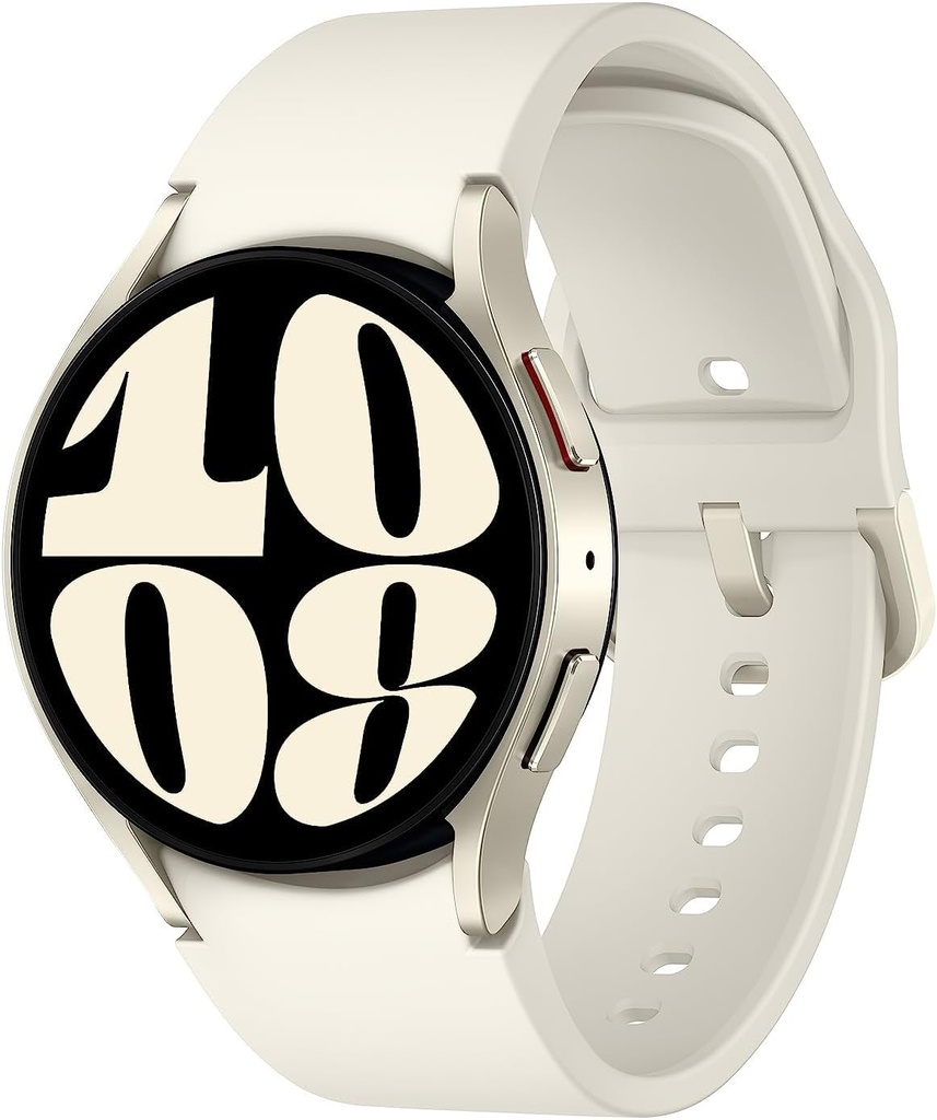 Galaxy SAMSUNG Watch 6 40mm Bluetooth Smartwatch, Fitness Tracker, Personalized HR Zones, Advanced Sleep Coaching, Heart Monitor, BIA Sensor for Health Wellness Inview, Big Screen, US Version, US Version, Gold