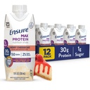 Pastikan Max Protein Shake 124; Cherry Cheesecake 124; Siap untuk Minum 124; 30g Protein untuk Kesehatan Muscle 124; 1g Sugar, 4g Fiber 124; 11 fl oz, 12 Pack