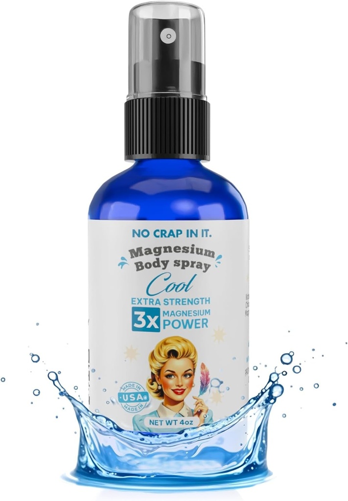 Tidak ada omong kosong di dalamnya Magnesium Spray, Triple Action!