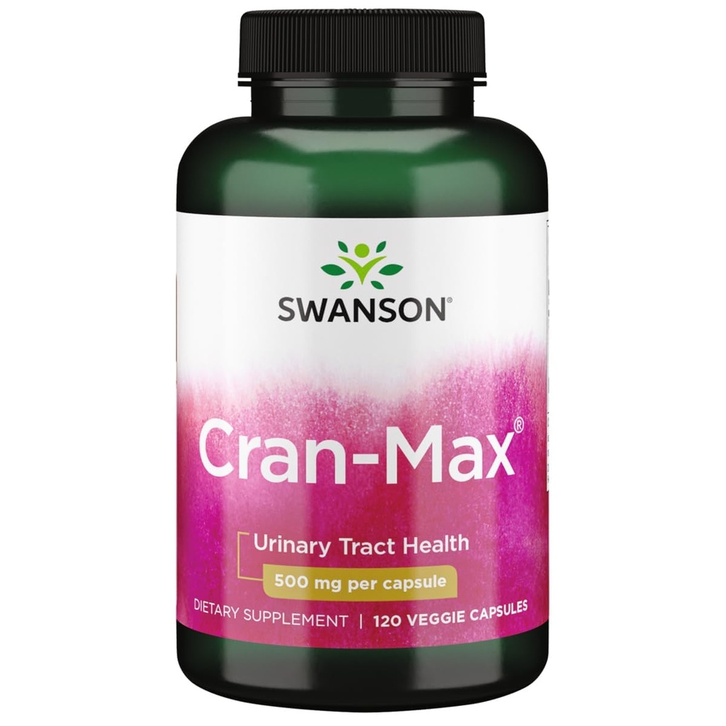 Swanson Cran-Max 500 Miligrams 120 Veg Capsules