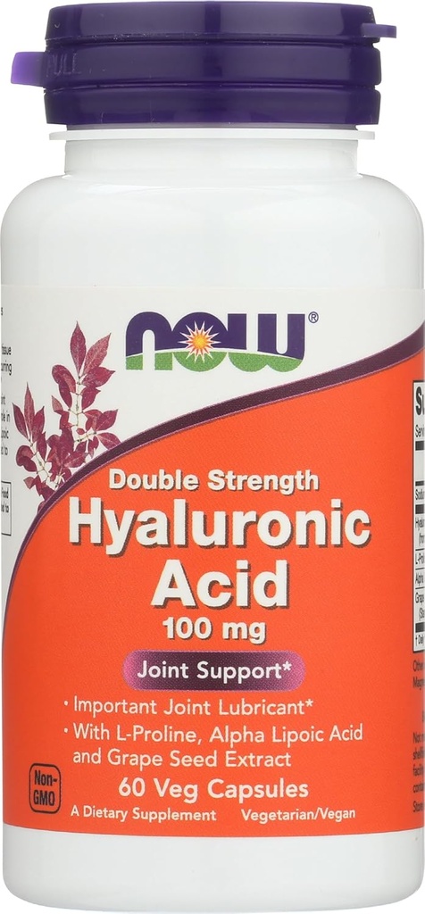 Sekarang makanan Acid 100Mg 2X 60 Vc Hyaluronic, 60 CT