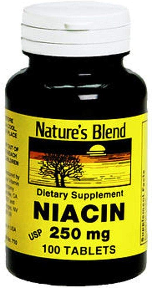 Nature 's Blend Niacin 250 mg 250 mg 100 Tab