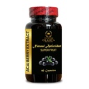 ACAI Berry Extract - Antioksidants Supplement, Acai Powder, 4: 1 acai Berry Extract, All-Natural dan Non-GMO Acai Boost Blend - 1 Botol 60 Capsules