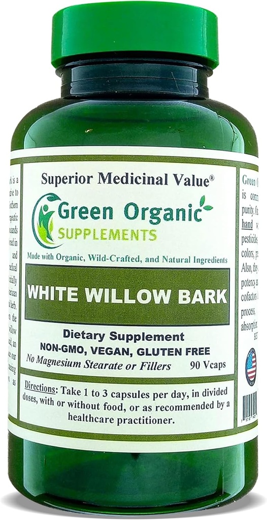 Suplemen Organik Hijau Capsule White Willow Bark (Single)