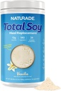 Towder Soy Protein Total - 13g Protein & 130 Kalories per Serving - Zero Trans Fat - Non-GMO Soy - Laktosa & Gluten Free - Vanilla (30 Hamba)