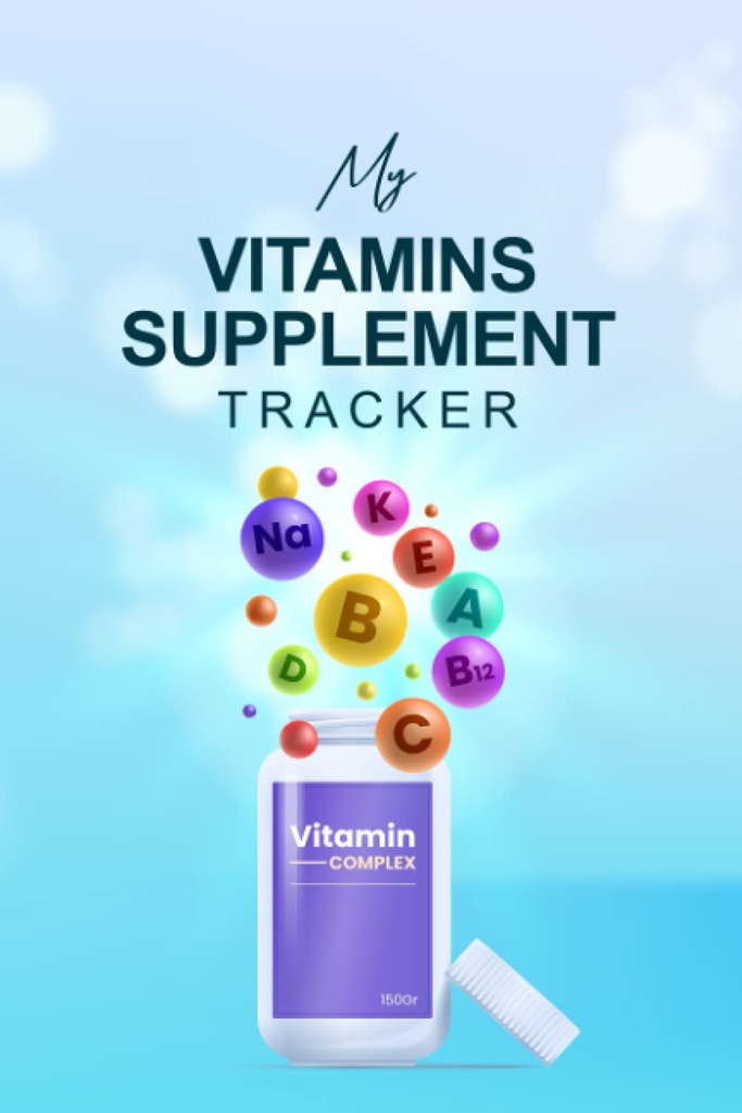 Saya Tracker Tambahan Vitamin: Log Weekly Suplemen dan Intake Vitamin, Logbook