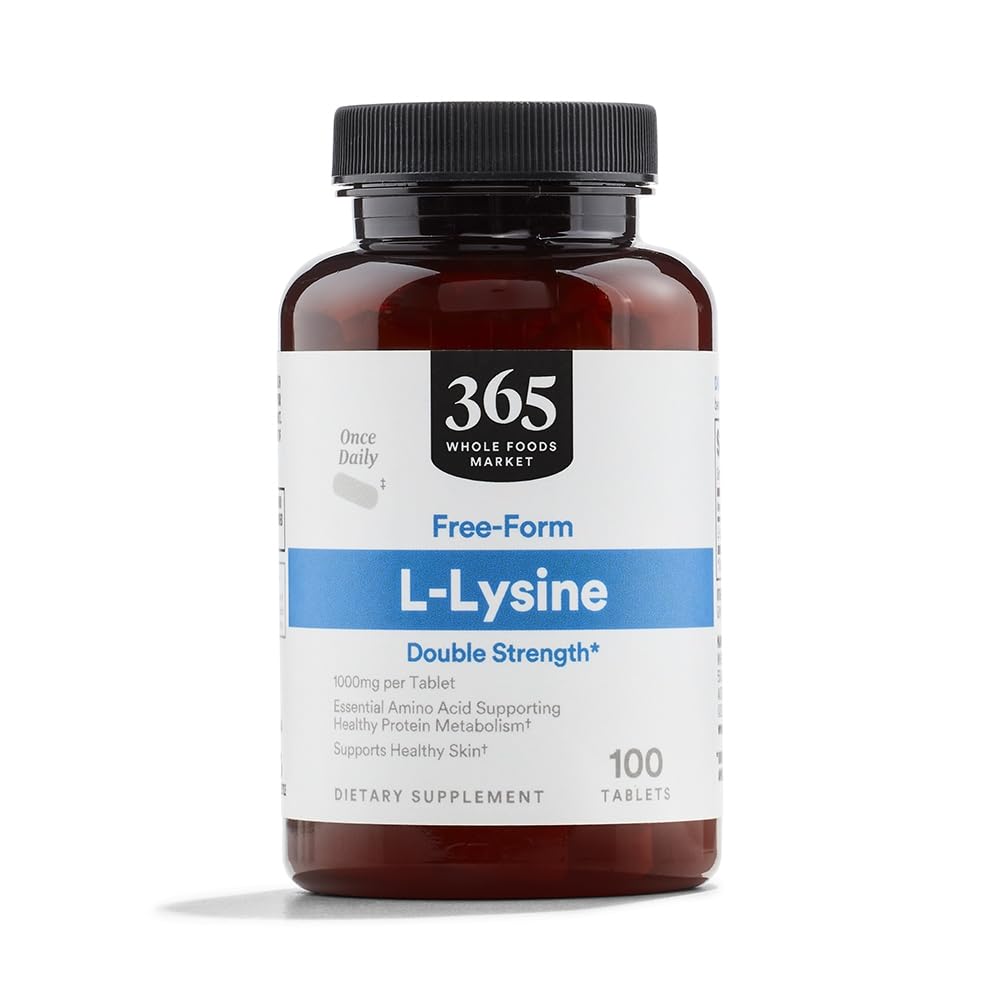 Whole Foods Market, L- Lysine Double Strength, 100 Count
