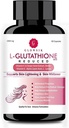 Astha L- Glutathion for Skin with Vitamin C and Grape Seed, 1000 mg - 60 Capsules by GLOWSIK