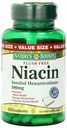 Nature 's Bounty Flush Free Niacin 500 mg, 120 Count