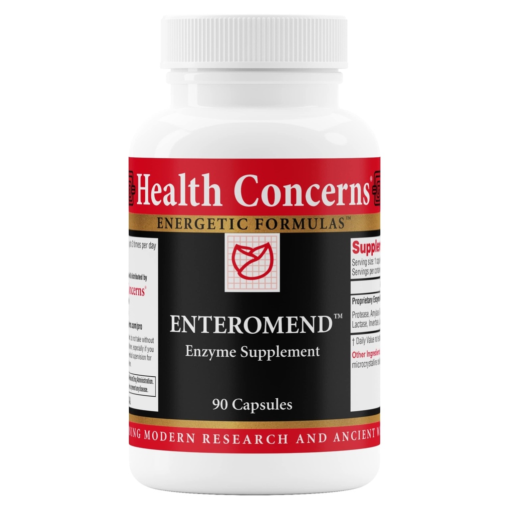 Konser Kesehatan: Enzyme Suplemen Digetical untuk Kesehatan Gut, Pelepasan Sensitivitas & Makanan - Dukungan Intestinal & Digetical - Penggoda, Amylase, Lactase & Peptidase - 90 Capsules