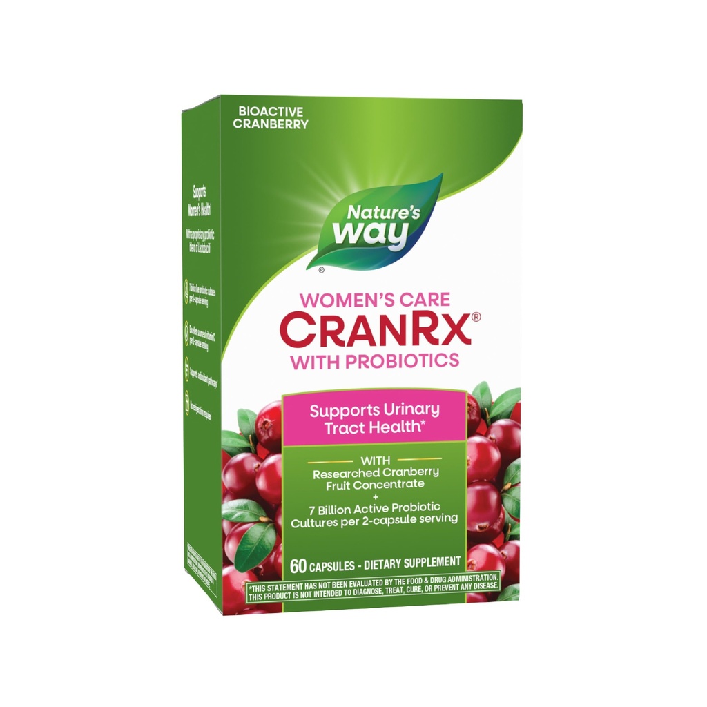 Nature 's Way CranRx Bioactive Cranberry with Progities, Supports Urinary Health *, 60 Capsules