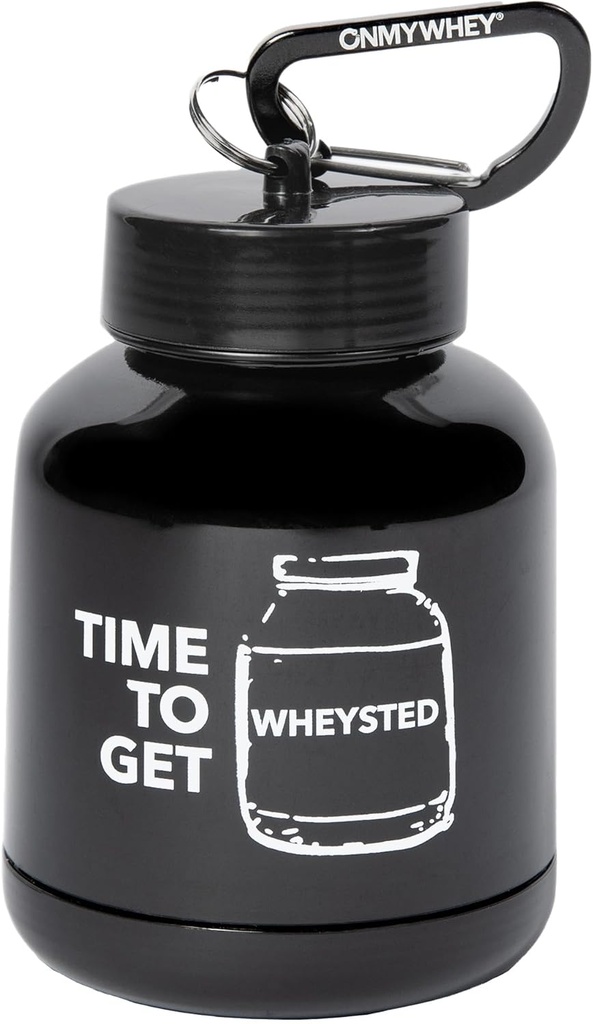 ONMYWHEY Double Scoop (180cc) Protein dan Supplemen Saluran Keychain, Waktu Untuk Mendapatkan Wheysted