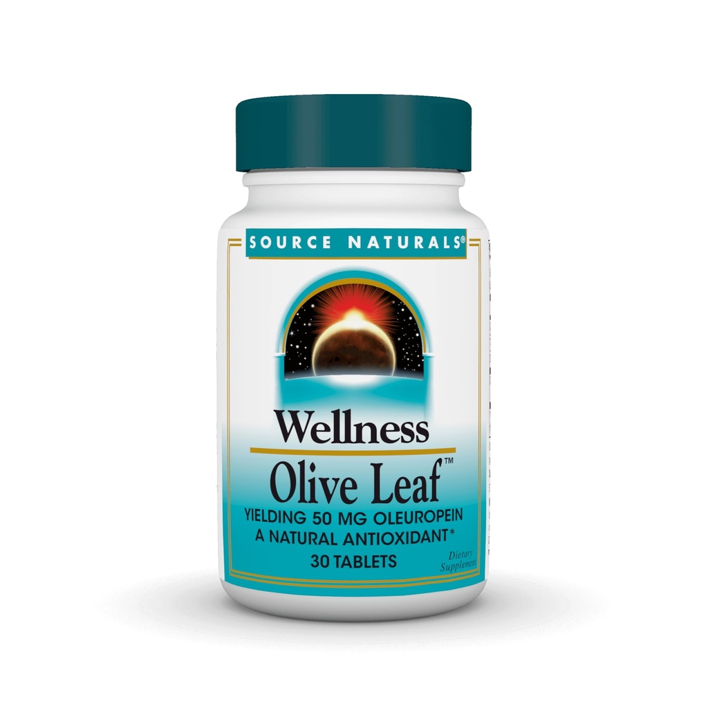 Sumber Wellness Olive Leaf - Membawa 100 mg Oleuropein dalam Antioksidant Alam * - 30 Tablet