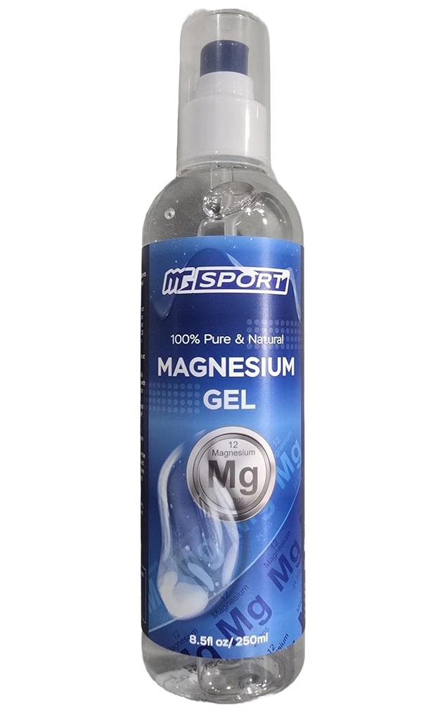 Magnesium Gel + Pompa 1.050 Presses 50mg MgCl e. Pengawet Bebas, Pengawet Tinggi, Kurang Sting Than Magnesium Oil Spray, Gel Pompa untuk Aplikasi Akurat