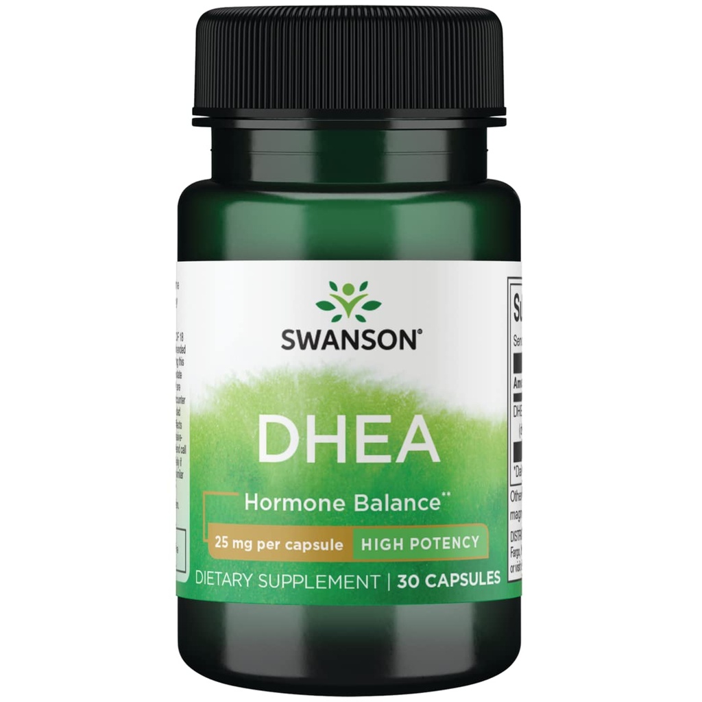 Swanson Dhea 25 Miligram 30 Capsules