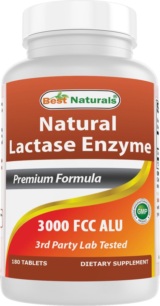 Terbaik Akting Lactase Enzyme Tablet, 3000 Fcc Alu, 180 Count (85937002900)