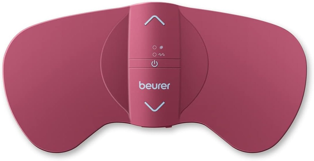 Beurer EM50 TENS Unit dan Haating Pad - Portable Period Cramps Pain Relief, Rechargable, Auto Shut- Off, 15 TENS Levels, Fast Haating, untuk Drug- Free Menstrual atau Lower Back Pain Relief
