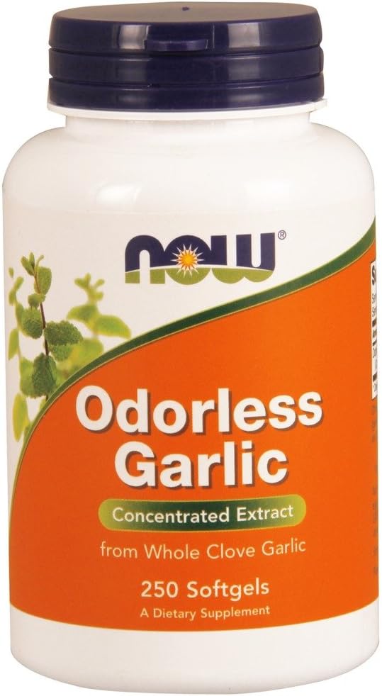 Now Foods Odorless Bawang putih Original 2500mg, 250 Gels